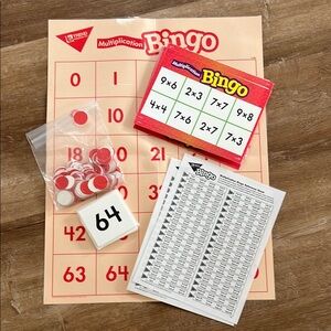 Multiplication Bingo Game - Class Set